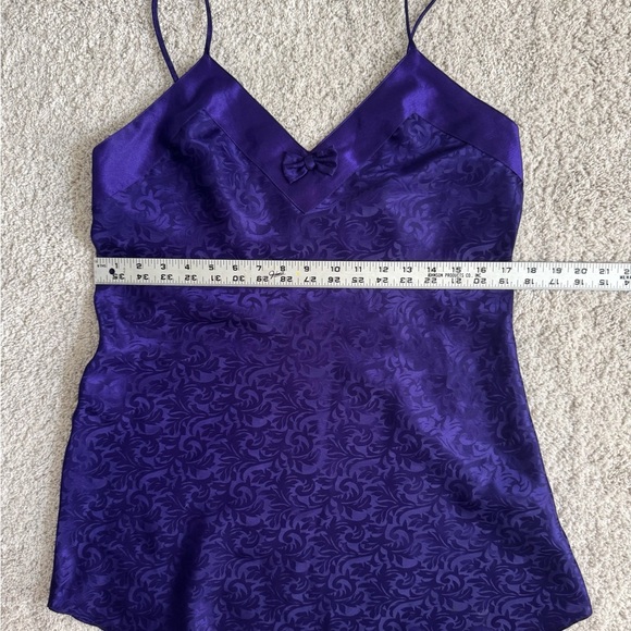 Cacique Purple Chemise Silky Sleepwear - Picture 5 of 6